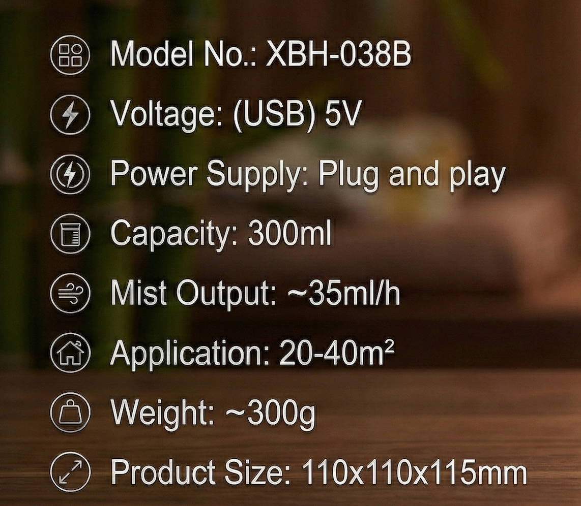 Premium Ultrasonic Humidifier